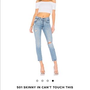 Levi’s 501 Skinny High Rise